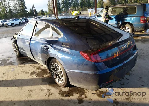 2021 Hyundai Sonata Sel z USA, uszkodzony, nr VIN 5NPEF4JA3MH102596